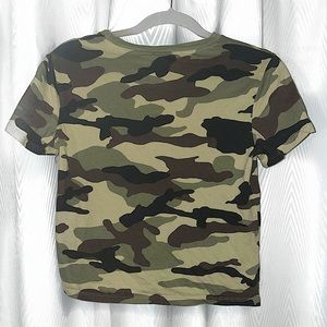 Super cute camo crop top!!!